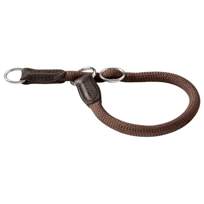 Afbeelding van Hunter Sliphalsband Freestyle Rond Bruin Hondenhalsband 45 cm