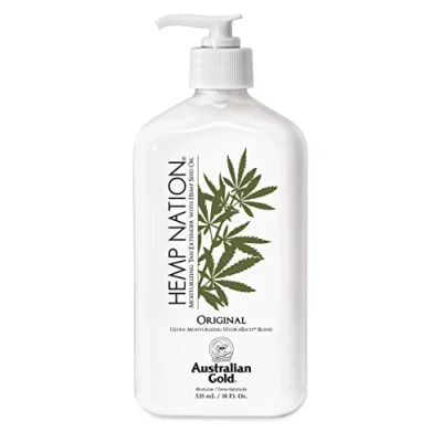 Afbeelding van Australian Gold Hemp Nation Original 535 ml zonnebankcrème zonnebank bescherming snelbruiner