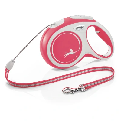 Afbeelding van Flexi Hondenriem New Comfort Koord Rood 8m max. 20kg