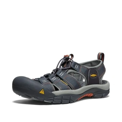 Afbeelding van Keen Newport H2 Outdoorsandalen, Heren, Maat: 41, India ink/rust Textiel