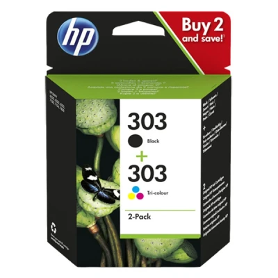 Image de HP 303 Noir 3 Couleurs