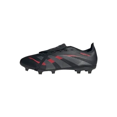 Image de adidas Mixte PREDATOR LEAGUE FOLD OVER TONGUE Firm Ground/Multi Ground Football boots, Core Black/Grey Four/Lucid Red, 44 EU
