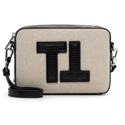 Afbeelding van Tamaris Schoudertas Fatima Handbag with Zip Black Beige