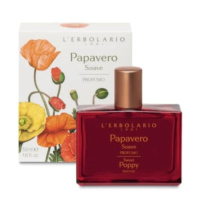 Afbeelding van L&#039;Erbolario Papavero Soave Sweet Poppy Damesgeur, 50 ml
