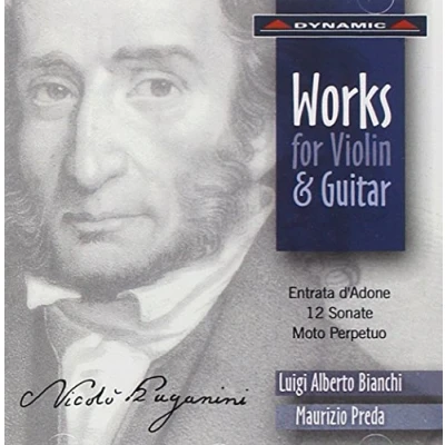 Afbeelding van Luigi Albert Bianchi &amp; Maurizio Preda Paganini: Works For Violin And Guitar (CD)