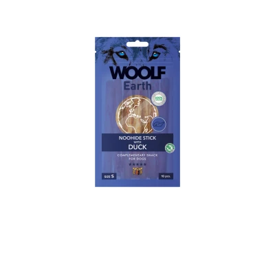 Afbeelding van Woolf Earth Stick S 90 g Hondensnack Eend