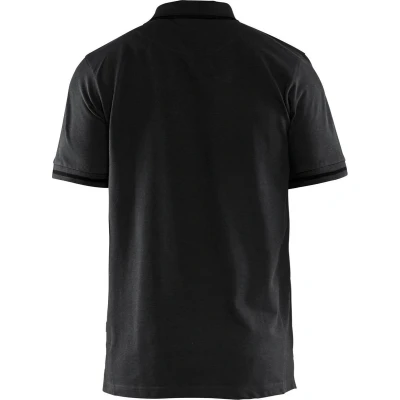 Afbeelding van Blaklader Poloshirt 3389 1050 Zwart/Donkergrijs XXL