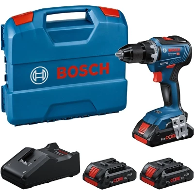 Afbeelding van Bosch Blauw GSR 18V 55 Professional accu schroef boormachine 3 x 4,0 Ah ProCore 0615A5002P