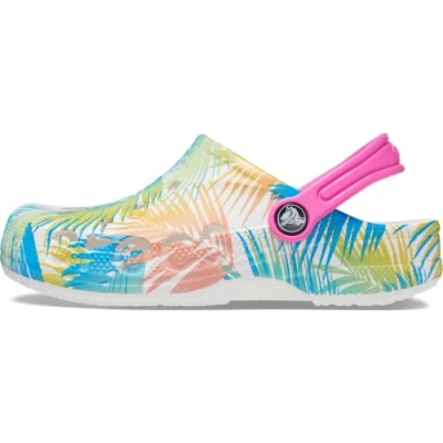 Afbeelding van Crocs Baya Clog T Uniseks kinderen, Tropical White Print