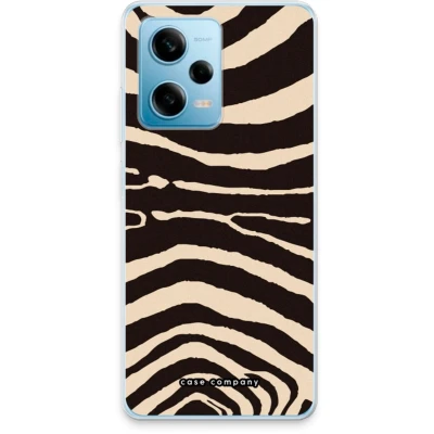 Afbeelding van Case Company® hoesje geschikt voor Xiaomi Redmi Note 12 Pro 5G Arizona Zebra Soft Cover Telefoonhoesje Bescherming aan alle Kanten en Schermrand