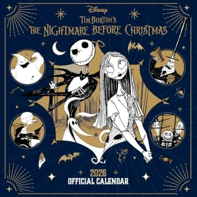 Afbeelding van THE NIGHTMARE BEFORE CHRISTMAS 2026 SQUARE CALENDAR