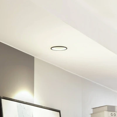 Afbeelding van Arcchio LED downlight Niria, zwart, 3.000K