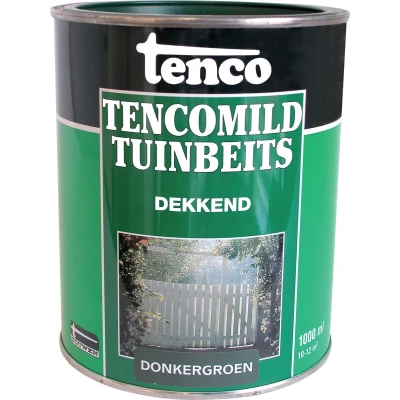 Afbeelding van Tenco Tencomild Tuinbeits Dekkend 2,5 ltr monumentengroen Buiten onderhoud