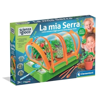 Afbeelding van Clementoni wetenschap en spel laboratorium in de kas botanische tuin, broeikas, plantenset om te kweken, wetenschappelijk 7 jaar, experimenten wetenschap, Italiaans,