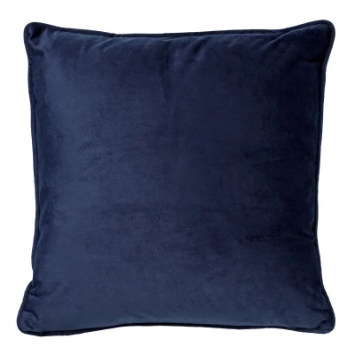 Afbeelding van Dutch Decor FINN Sierkussen 45x45 cm velvet effen kleur Insignia Blue donkerblauw