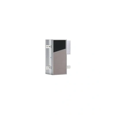 Afbeelding van emco asis module plus, wc inbouwmodel, 2 compartimenten voor papier, reserverol of doosje nat deurscharnier links, 975611002