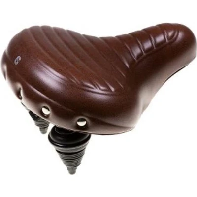 Afbeelding van Selle Comfort Drifter Fietszadel Wave Bruin Met Hangveren