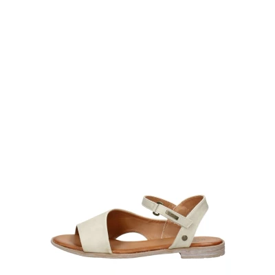 Afbeelding van Mustang Comfortabel Sandalen Plat gebroken wit Maat 45