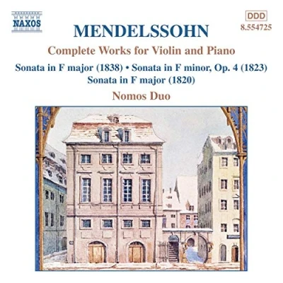 Afbeelding van Nomos Duo Complete Works For Violin &amp; Piano (CD)