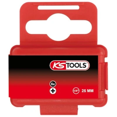 Afbeelding van KS TOOLS 911.2202 Schroefbit 6,3 (1/4&quot;) gereedschapsstaal