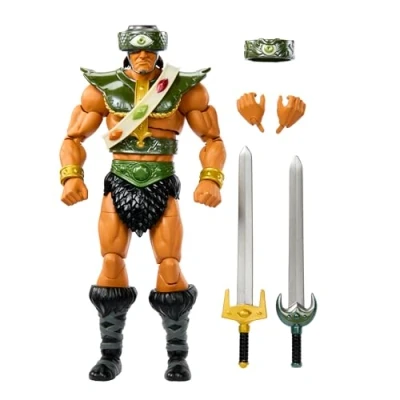 Afbeelding van Masters Of The Universe New Eternia Met Triklops Accessoires Figuur Geel