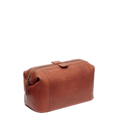 Afbeelding van The Chesterfield Brand Biassa Toilet bag cognac