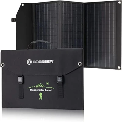 Afbeelding van Bresser Mobiel Zonnepaneel 90W Voor o.a. Smartphone &amp; Tablets 3x USB