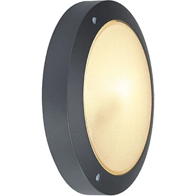 Afbeelding van SLV Bulan 229075 Buitenlamp (wand) Spaarlamp, LED E14 60 W Antraciet
