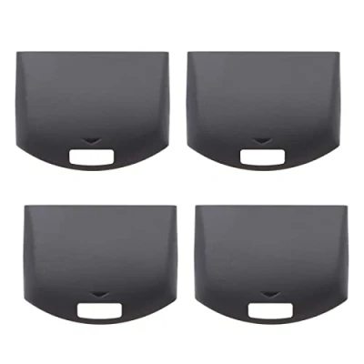 Afbeelding van eMagTech 4 stuks reservebatterijdeksels van kunststof voor Sony PSP 1000 Series console zwart