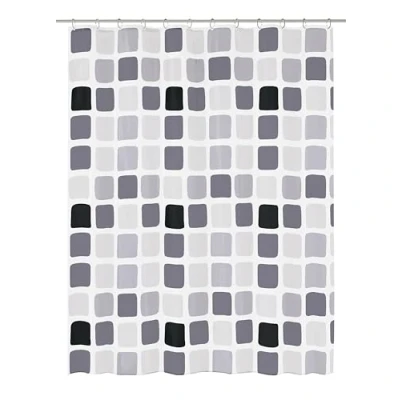 Image de Kleine wolke 4956901305 sonny rideau de douche anthracite 180 x 200