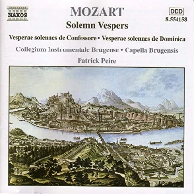 Afbeelding van Collegium Instrumentale Brugense, Capella Brugensis, Patrick Peire Mozart: Solemn Vespers (CD)
