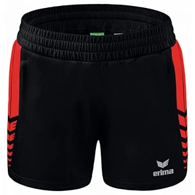 Afbeelding van Six Wings worker short dames zwart/rood / 40