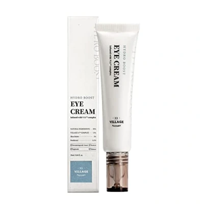 Image de [VILLAGE 11 FACTORY] HYDRO BOOST EYE CREAM (25ml) Korean Skincare Crème contour des Yeux Vegan Acide Hyaluronique, Beurre de Karité, Panthénol Hydratante et Nourrissante