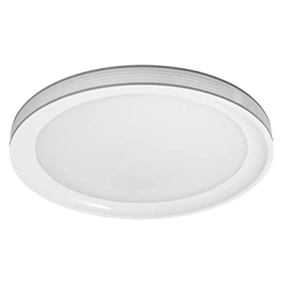 Image de LEDVANCE Applique et plafonnier LED ORBIS avec technologie WiFi gris 49cm compatible Google Alexa couleur de la lumière variable 3000K 6500K}