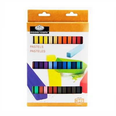 Afbeelding van Royal &amp; Langnickel CPH A36 Essentials pastelpotloden, vierkant, zacht, verschillende kleuren, 36 stuks