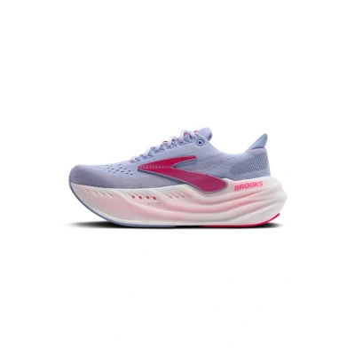 Afbeelding van Brooks Glycerin MAX Hardloopschoenen voor op de weg, Dames, Maat: 40.5, Blue heron diva pink white Textiel
