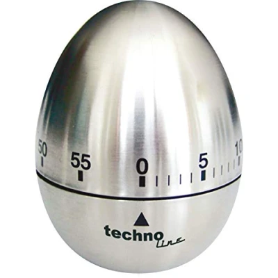 Image de TECHNOLINE KZW II MINUTEUR DE CUISINE EN FORME D&#039;OEUF, MÉTAL