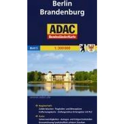 Afbeelding van ADAC BundesländerKarte Deutschland 05. Berlin / Brandenburg 1 : 300 000