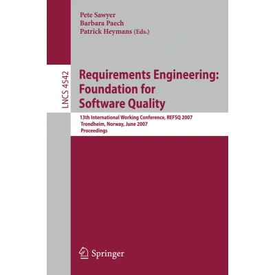 Afbeelding van Requirements Engineering: Foundation for Software Quality
