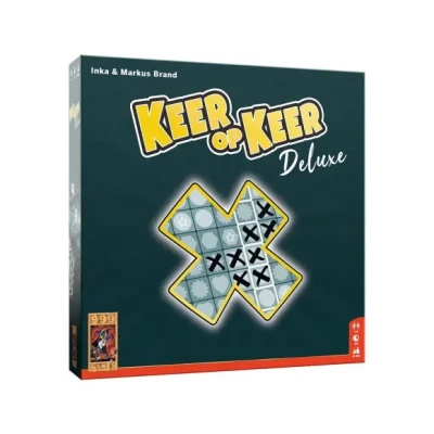 Afbeelding van 999 Games Keer op Deluxe Dobbelspel Inclusief luxe dobbelbak, uitwisbare tableaus en meer extra&#039;s Spelen tot 6 personen Kerstcadeau
