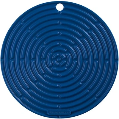 Afbeelding van Le Creuset Pannenkoek/onderzetter, siliconen, rond, ø 20 cm, Marseilleblauw, 93000230312200