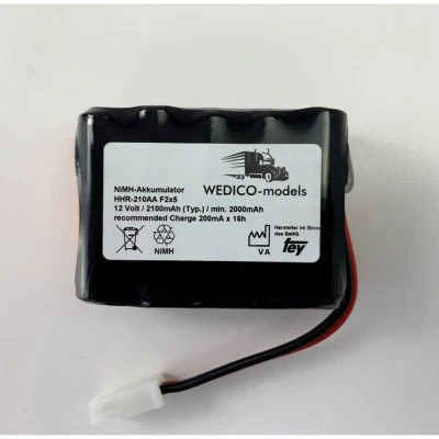 Afbeelding van WEDICO models NiMH accupack 12 V 2100 mAh AMP