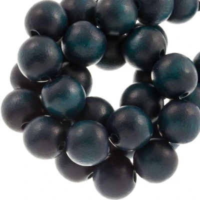 Afbeelding van Houten Kralen Intense Look (20 mm) Royal Blue stuks)