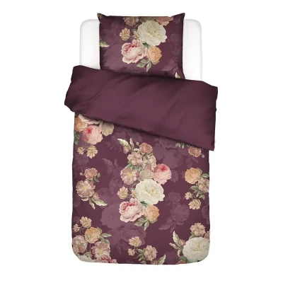 Afbeelding van Essenza Orianna dekbedovertrek 1 persoons (140x200/220 cm + sloop) Paars