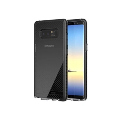 Afbeelding van Tech21 &quot;Evo Check&quot; beschermhoes voor Samsung Galaxy Note 8 met Flexshock technologie, rookgrijs/zwart