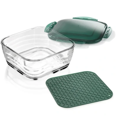 Afbeelding van Nicer Dicer Chef Glazen Ovenschaal