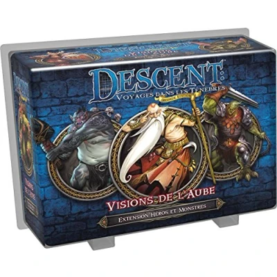 Afbeelding van Fantasy Flight Games Afdaling Reis naar de duisternis Heroes en Monsters Visions of the Dawn Extension Tweede editie