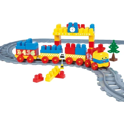 Afbeelding van Dolu 89 Stuks XL Treinbaanset 5082