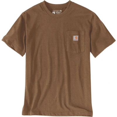 Afbeelding van Carhartt 103296 T shirt Bruin maat 2XL