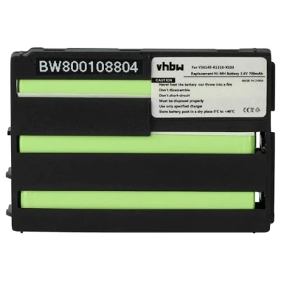 Afbeelding van vhbw Batterij compatibel met Siemens C25, C28, C25 Power, C2588, C25e mobiele telefoon (700 mAh, 3,6 V, NiMH)
